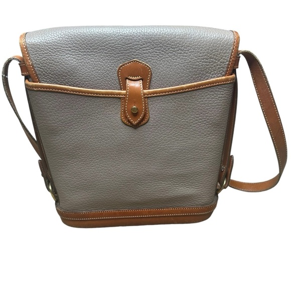 Vintage Dooney & Bourke Cavalry Spectator Bag pebbled leather - Picture 4 of 6